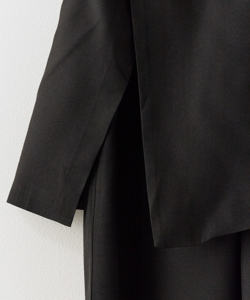 Chick（チック）の「Wrap Skirt with Slacks / 巻きスカート風 レギュラースラックス（スラックス・レディース・グレー/ブラック/ナチュラル・FREE）」の9枚目の写真