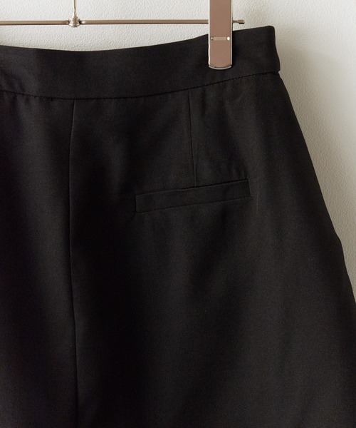Chick（チック）の「Wrap Skirt with Slacks / 巻きスカート風 レギュラースラックス（スラックス・レディース・グレー/ブラック/ナチュラル・FREE）」の11枚目の写真