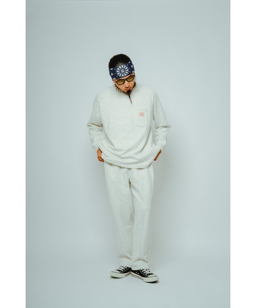 BIG MIKE(ビッグマイク)の「BIG MIKE ビッグマイク / セットアップ対応 サングラス 3ポケット ヘビーウエイト裏毛クルーネックスウェット //// 102618008 102518008(スウェット・メンズ・アッシュ/ブラック/グレイッシュベージュ/スミクロ・MEDIUM/LARGE/X-LARGE)」の19枚目の写真