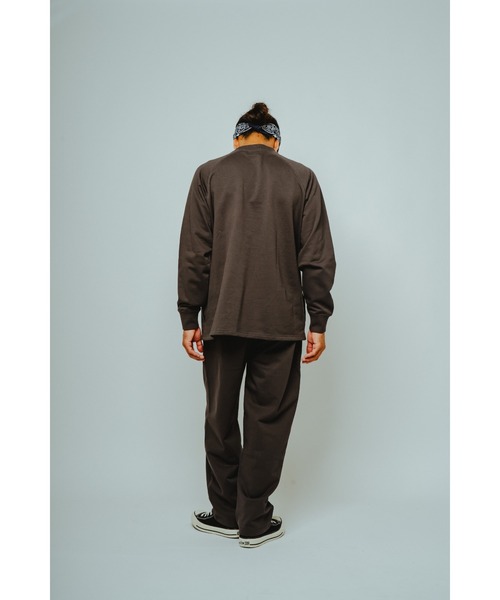 BIG MIKE(ビッグマイク)の「BIG MIKE ビッグマイク / セットアップ対応 サングラス 3ポケット ヘビーウエイト裏毛クルーネックスウェット //// 102618008 102518008(スウェット・メンズ・アッシュ/ブラック/グレイッシュベージュ/スミクロ・MEDIUM/LARGE/X-LARGE)」の22枚目の写真