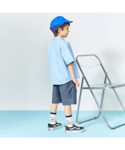 apres les cours（アプレレクール）の「ALCロゴソックス（ソックス/靴下・キッズ・オレンジ/ブラック/ブルー/オフホワイト・12/15 /18/21）」の6枚目の写真