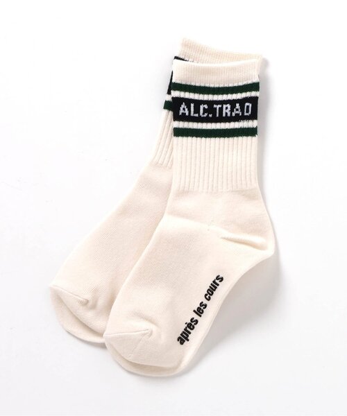 apres les cours（アプレレクール）の「ALCロゴソックス（ソックス/靴下・キッズ・オレンジ/ブラック/ブルー/オフホワイト・12/15 /18/21）」の14枚目の写真