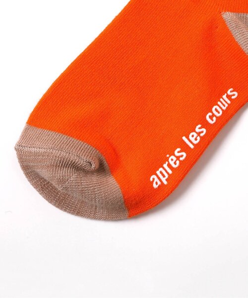apres les cours（アプレレクール）の「ALCロゴソックス（ソックス/靴下・キッズ・オレンジ/ブラック/ブルー/オフホワイト・12/15 /18/21）」の16枚目の写真