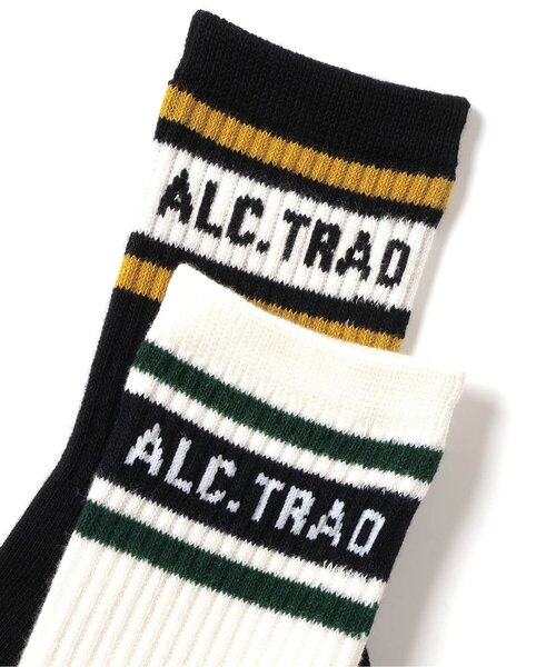 apres les cours（アプレレクール）の「ALCロゴソックス（ソックス/靴下・キッズ・オレンジ/ブラック/ブルー/オフホワイト・12/15 /18/21）」の17枚目の写真