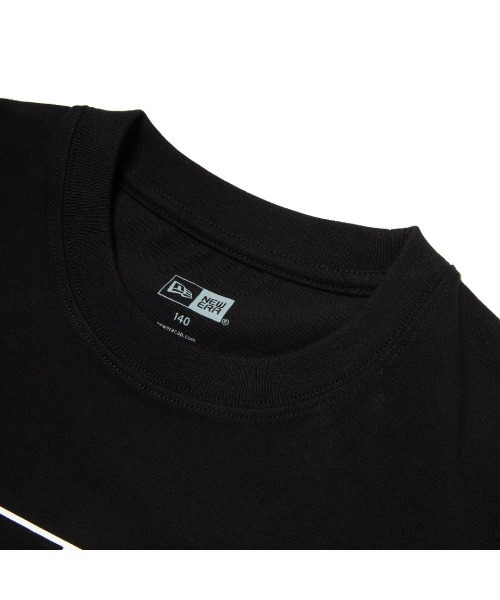 NEW ERA（ニューエラ）の「NEW ERA/ニューエラ YTH SS CT TEE BOX LOGO W キッズ Tシャツ 14521378/14521379（Tシャツ/カットソー・キッズ・ホワイト/ブラック・130cm/140cm/150cm/160cm）」の9枚目の写真