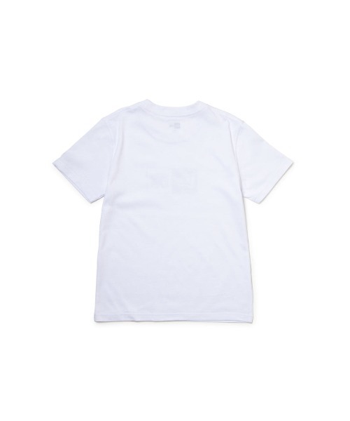 NEW ERA（ニューエラ）の「NEW ERA/ニューエラ YTH SS CT TEE BOX LOGO W キッズ Tシャツ 14521378/14521379（Tシャツ/カットソー・キッズ・ホワイト/ブラック・130cm/140cm/150cm/160cm）」の3枚目の写真