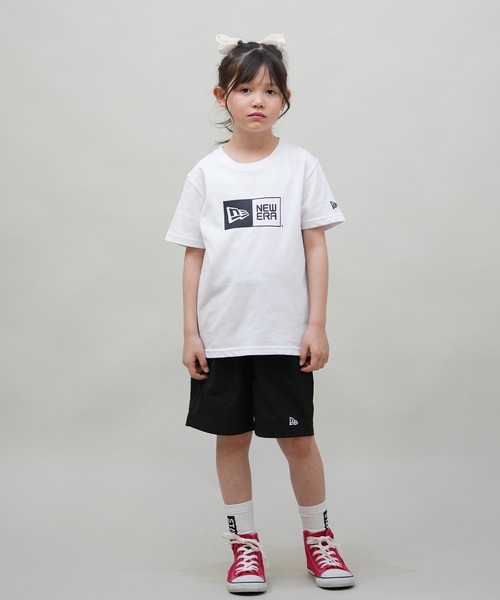 NEW ERA（ニューエラ）の「NEW ERA/ニューエラ YTH SS CT TEE BOX LOGO W キッズ Tシャツ 14521378/14521379（Tシャツ/カットソー・キッズ・ホワイト/ブラック・130cm/140cm/150cm/160cm）」の21枚目の写真