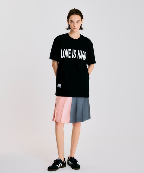 NOISE MAKER（ノイズメーカー）の「バイカラープリーツスカート【MADE IN JAPAN】（スカート・レディース・ブラウン系/ネイビー系/ピンク系・38/36）」の3枚目の写真