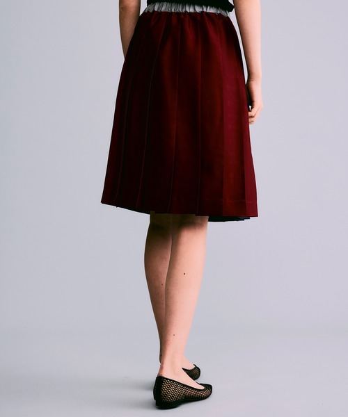 NOISE MAKER（ノイズメーカー）の「バイカラープリーツスカート【MADE IN JAPAN】（スカート・レディース・ブラウン系/ネイビー系/ピンク系・38/36）」の14枚目の写真