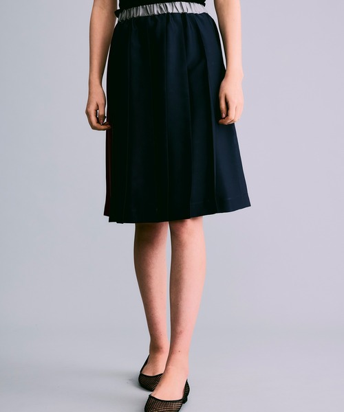 NOISE MAKER（ノイズメーカー）の「バイカラープリーツスカート【MADE IN JAPAN】（スカート・レディース・ブラウン系/ネイビー系/ピンク系・38/36）」の13枚目の写真