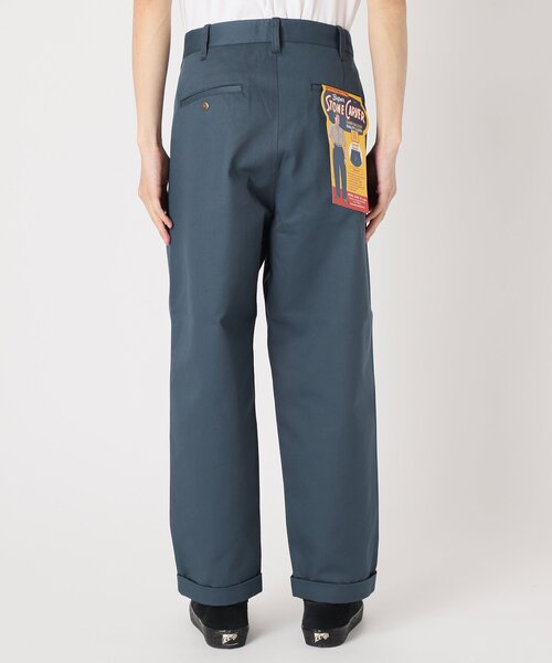 【UNIVERSAL OVERALL】ヘリテージライン 別注 2タックトラウザー UNIVERSAL OVERALL ヘリテージライン 別注 2タックトラウザー