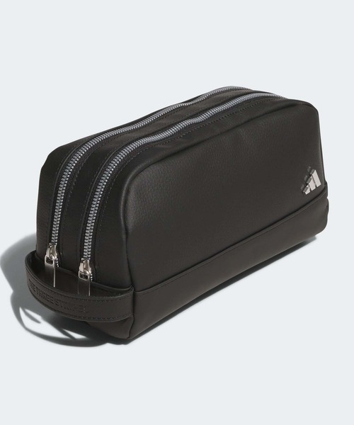 adidas(アディダス)の「メタルロゴ ジップポーチ【adidas Golf/アディダスゴルフ】(ポーチ・メンズ・ブラック/クリーム/ベージュ系その他・FREE)」の6枚目の写真