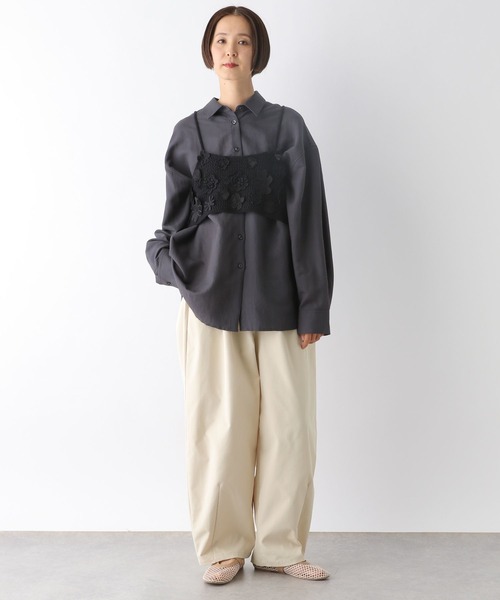 LEPSIM（レプシィム）の「ウエストなみなみパンツ　292299（その他パンツ・レディース・ブラック/グリーン/アイボリー・FREE）」の7枚目の写真