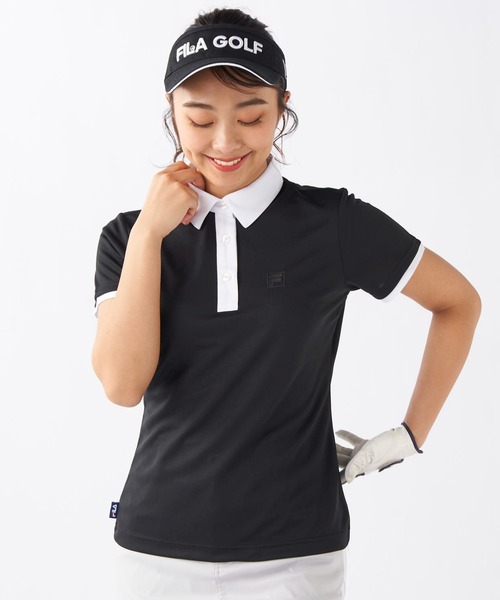 ブラウス シャツ 「FILA GOLF」「吸汗速乾/紫外線対策/UVケア」半袖シャツ レディース FILA GOLF】【吸汗速乾/紫外線対策/UVケア】半袖シャツ（シャツ