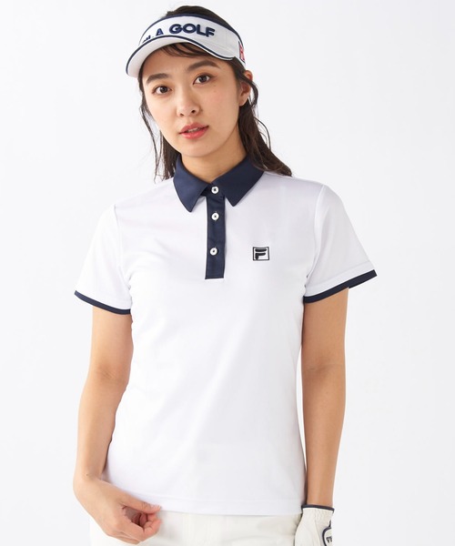 FILA GOLF(フィラゴルフ )の「半袖シャツ(シャツ/ブラウス・レディース・ホワイト/ネイビー/ブラック・MEDIUM/LARGE/X-LARGE)」の19枚目の写真