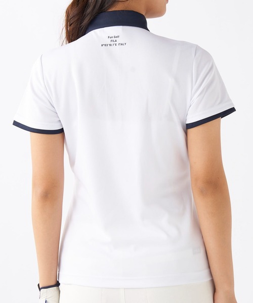 FILA GOLF(フィラゴルフ )の「半袖シャツ(シャツ/ブラウス・レディース・ホワイト/ネイビー/ブラック・MEDIUM/LARGE/X-LARGE)」の22枚目の写真
