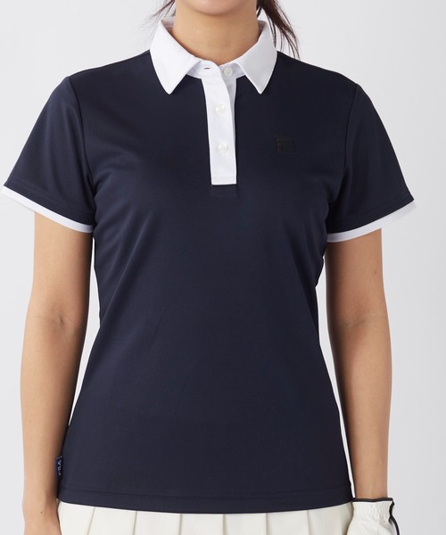 ブラウス シャツ 「FILA GOLF」「吸汗速乾/紫外線対策/UVケア」半袖シャツ レディース FILA GOLF ブラウス シャツ 「FILA GOLF/フィラゴルフ