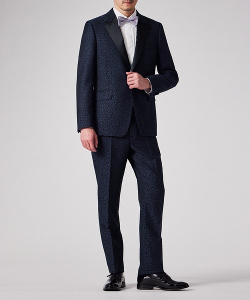 Paul Smith（ポールスミス）の「"Leopard" ノータック トラウザーズ / 153153 925N（スラックス・メンズ・ネイビー・SMALL/MEDIUM/X-LARGE/LARGE）」の6枚目の写真