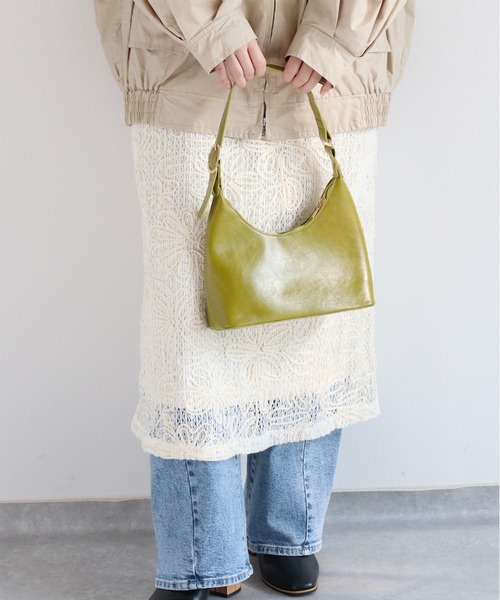 cepo（セポ）の「フェイクレザーワンハンドルショルダーバッグ（ショルダーバッグ・レディース・ブラック/キャメル/カーキ・FREE）」の19枚目の写真