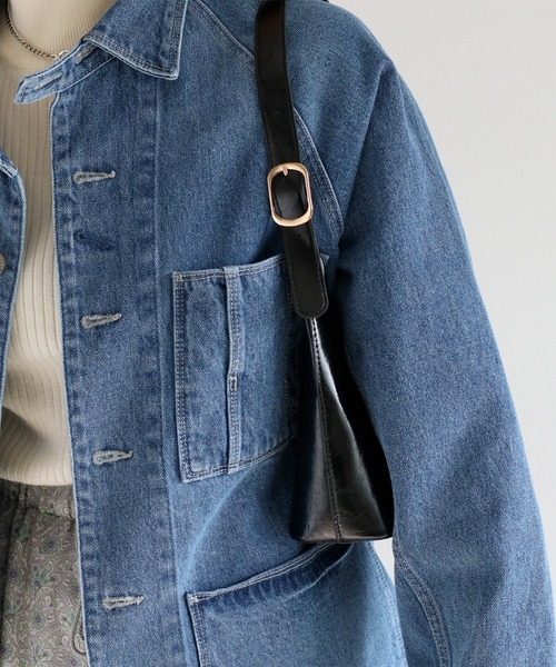 cepo（セポ）の「フェイクレザーワンハンドルショルダーバッグ（ショルダーバッグ・レディース・ブラック/キャメル/カーキ・FREE）」の11枚目の写真