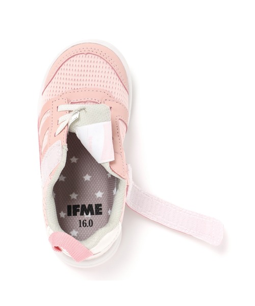 IFME（イフミー）の「KIDS｜IFME LIGHT 軽量ソールスニーカー[ワイドタイプ]（スニーカー・キッズ・ピンク/ブラック・15.0cm/15.5cm/16.0cm/16.5cm/17.0cm/17.5cm/18.0cm/18.5cm/19.0cm/19.5cm/20.0cm/20.5cm/21.0cm）」の4枚目の写真