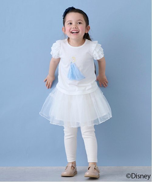 petit main（プティマイン）の「レギンス付きチュールスカート（スカート・キッズ・アイボリー/ブルーグレー/ライトピンク・80ｃｍ/90cm/110cm/100cm/120cm/130cm）」の16枚目の写真