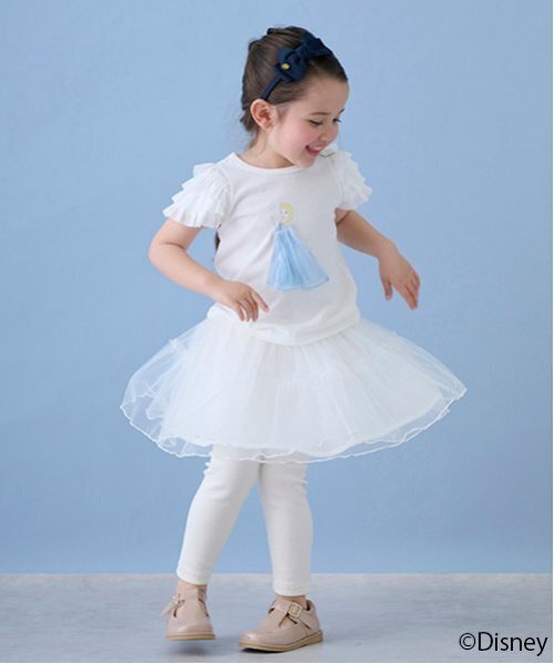 petit main（プティマイン）の「レギンス付きチュールスカート（スカート・キッズ・アイボリー/ブルーグレー/ライトピンク・80ｃｍ/90cm/110cm/100cm/120cm/130cm）」の17枚目の写真