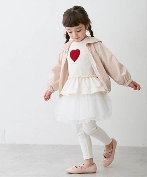 petit main（プティマイン）の「レギンス付きチュールスカート（スカート・キッズ・アイボリー/ブルーグレー/ライトピンク・80ｃｍ/90cm/110cm/100cm/120cm/130cm）」の22枚目の写真