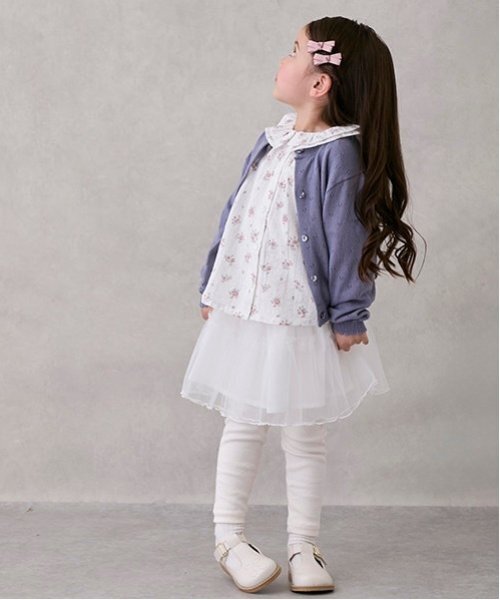 petit main（プティマイン）の「レギンス付きチュールスカート（スカート・キッズ・アイボリー/ブルーグレー/ライトピンク・80ｃｍ/90cm/110cm/100cm/120cm/130cm）」の14枚目の写真