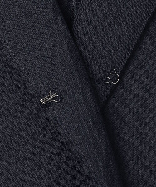 ANY SIS（エニィスィス）の「【UVカット・接触冷感・吸水速乾】スマートビューティストレッチ ペプラムショート ジャケット（ノーカラージャケット・レディース・黄土色系/ライトグレー系/ネイビー系・1/2/3）」の17枚目の写真