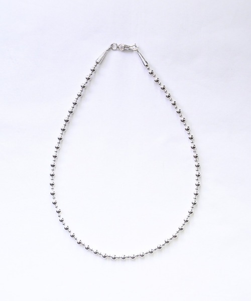 ERICKA NICOLAS BEGAY（エリッカ ニコラス ビゲイ）の「【ERICKA NICOLAS BEGAY】 NAVAJO PEARL NECKLACE / 3×5-45（ネックレス・メンズ・シルバー系1/シルバー系2・45）」の6枚目の写真