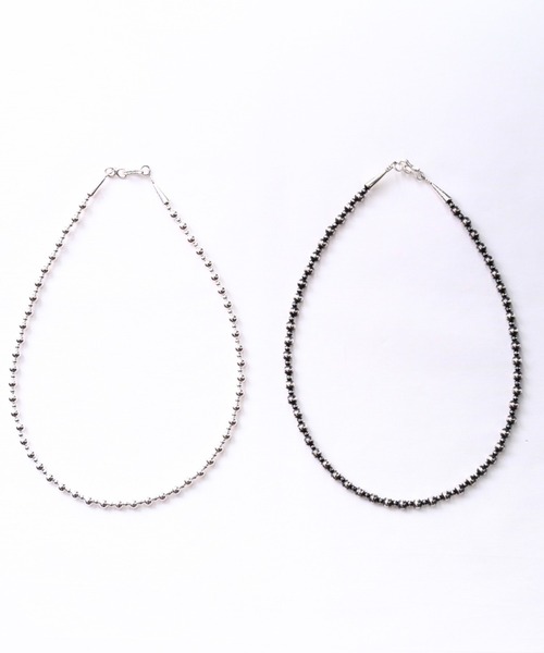 ERICKA NICOLAS BEGAY（エリッカ ニコラス ビゲイ）の「【ERICKA NICOLAS BEGAY】 NAVAJO PEARL NECKLACE / 3×5-45（ネックレス・メンズ・シルバー系1/シルバー系2・45）」の5枚目の写真
