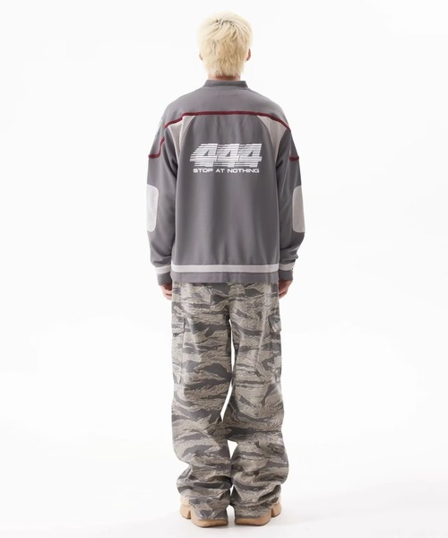 TTT_MSW BONTAGE PANTS カーゴパンツ　カモ セール】【BENDER TOKYO】タイガーカモ ワイドストレート カーゴ