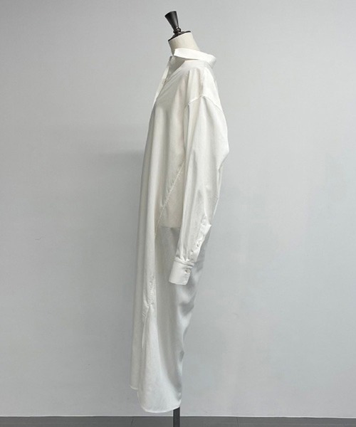 Chaos（カオス）の「Chaos(カオス)/リムシャツワンピース（ワンピース・レディース・ホワイト/キャメル・FREE）」の3枚目の写真