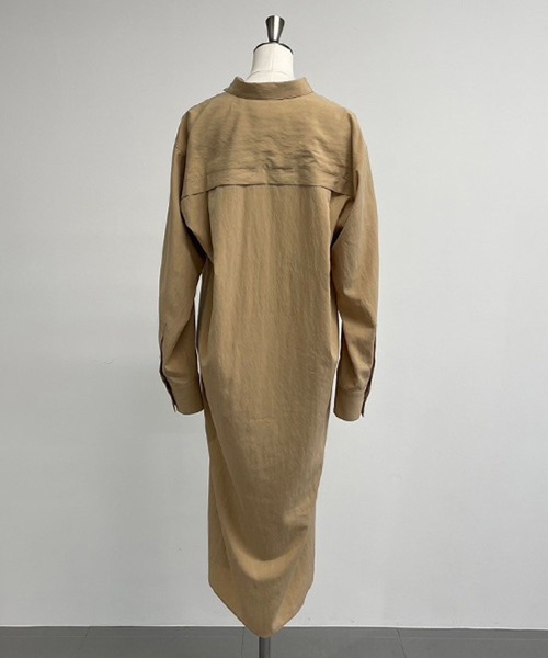 Chaos（カオス）の「Chaos(カオス)/リムシャツワンピース（ワンピース・レディース・ホワイト/キャメル・FREE）」の7枚目の写真