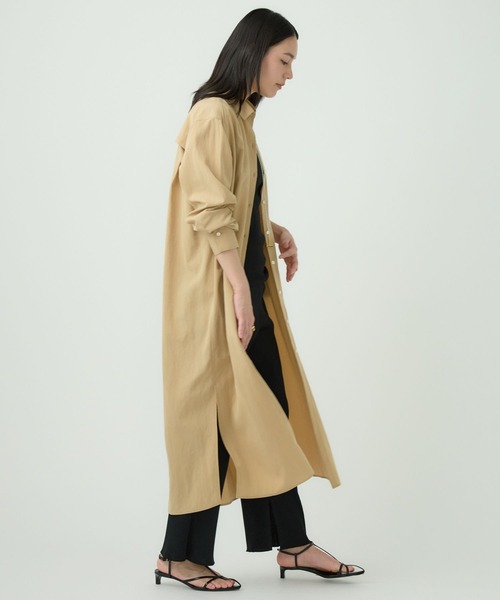 Chaos（カオス）の「Chaos(カオス)/リムシャツワンピース（ワンピース・レディース・ホワイト/キャメル・FREE）」の15枚目の写真