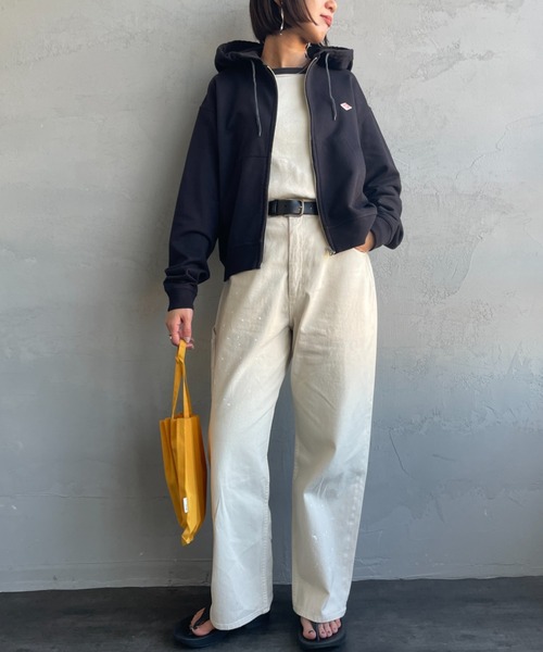 DANTON（ダントン）の「[DANTON/ダントン] ワンポイントロゴジップパーカー（パーカー・レディース・チャコールグレー/キナリ/レッド・38）」の20枚目の写真