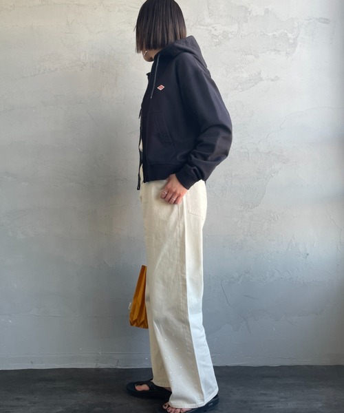 DANTON（ダントン）の「[DANTON/ダントン] ワンポイントロゴジップパーカー（パーカー・レディース・チャコールグレー/キナリ/レッド・38）」の21枚目の写真