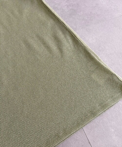 fredy emue（フレディエミュ）の「ラメリブタンクトップ（タンクトップ・レディース・ブラック/オフホワイト/ライトグレー/ミント・38）」の12枚目の写真