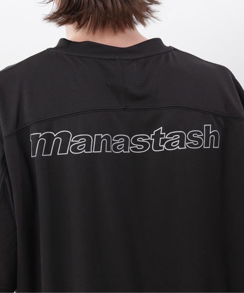 MANASTASH(マナスタッシュ)の「MANASTASH/マナスタッシュ/REF. LOGO TECH POCKET TOP(Tシャツ/カットソー・メンズ・ブラック/グリーン/ネイビー・S/M/L/XL)」の12枚目の写真