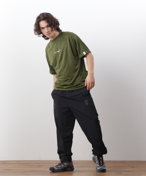 MANASTASH(マナスタッシュ)の「MANASTASH/マナスタッシュ/REF. LOGO TECH POCKET TOP(Tシャツ/カットソー・メンズ・ブラック/グリーン/ネイビー・S/M/L/XL)」の15枚目の写真