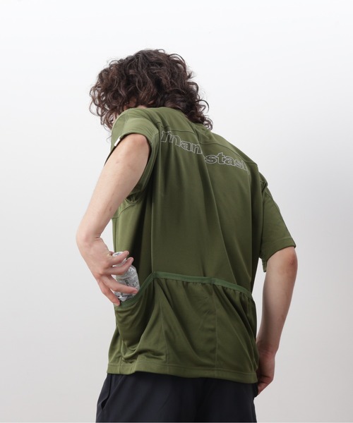 MANASTASH(マナスタッシュ)の「MANASTASH/マナスタッシュ/REF. LOGO TECH POCKET TOP(Tシャツ/カットソー・メンズ・ブラック/グリーン/ネイビー・S/M/L/XL)」の18枚目の写真