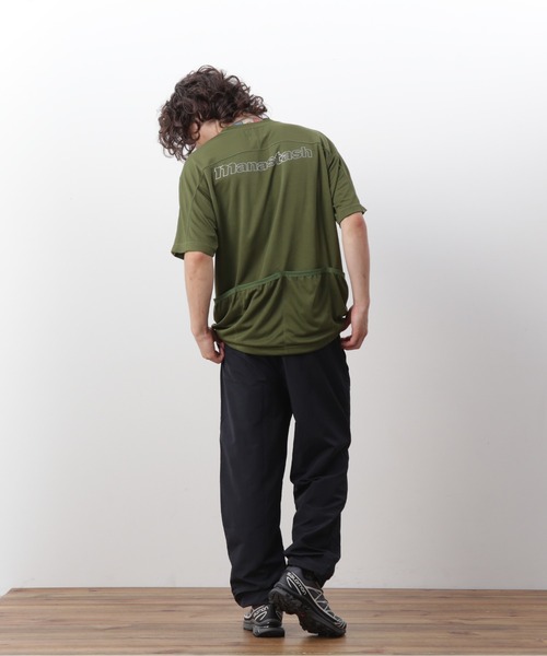 MANASTASH(マナスタッシュ)の「MANASTASH/マナスタッシュ/REF. LOGO TECH POCKET TOP(Tシャツ/カットソー・メンズ・ブラック/グリーン/ネイビー・S/M/L/XL)」の16枚目の写真
