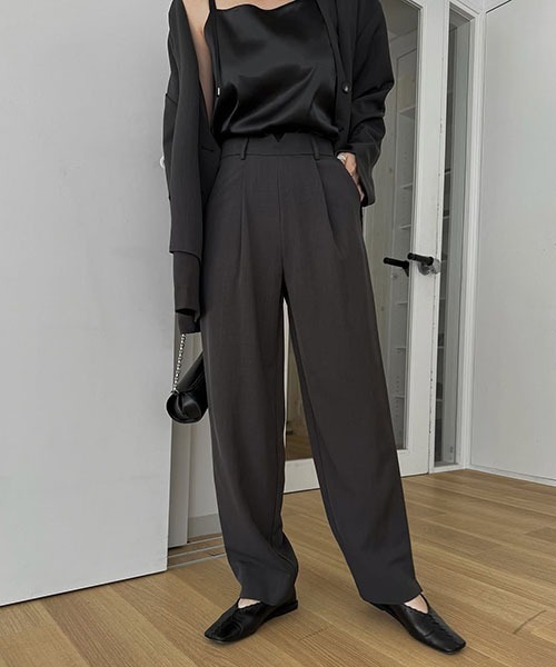 WILLFULLY(ウィルフリー)の「double hem flutter no collar JK(ノーカラージャケット・レディース・ライトグレー系/チャコール/サンドベージュ・FREE)」の19枚目の写真