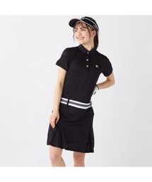 フィラ　ワンピース　ブラック　S FILA】Aラインワンピース ブラックサックス 5Sサイズ ビーチ