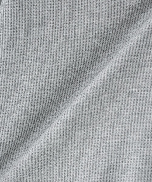 epnok（エプノック）の「ワッフルヘンリーネックTee（Tシャツ/カットソー・メンズ・グレー/ブラック・SMALL/MEDIUM/LARGE）」の13枚目の写真