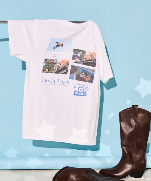 セール】【TOYSTORY】 4scenes バックプリント Tシャツ/ トイ