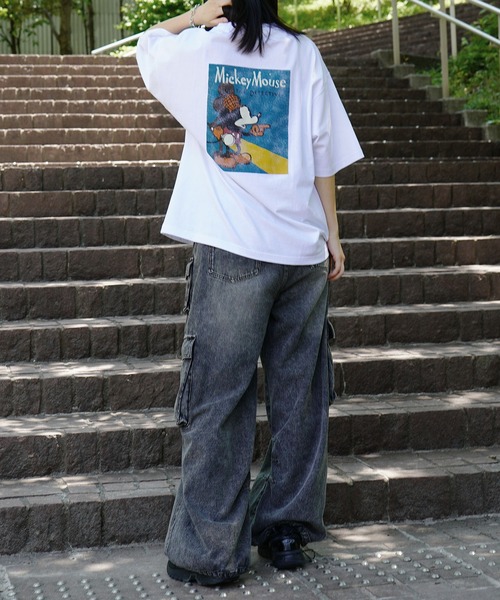 【希少ヴィンテージ】スペースマウンテンTシャツミッキードナルドグーフィ 古着 90s USA製 Disney ミッキー ドナルド グーフィー 「SPACE