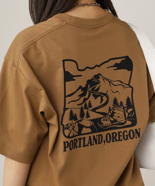 Columbia(コロンビア)の「Columbia/コロンビア ハラ フォレスト グラフィックショートスリーブ Tシャツ(Tシャツ/カットソー・メンズ・ホワイト系2/ホワイト系1/ブラウン系2/ブラウン系1/ブラック系2/ブラック系1・XL/L/M)」の6枚目の写真
