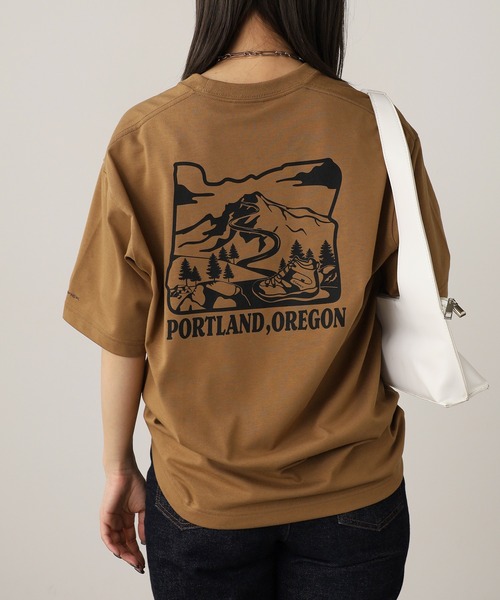 Columbia(コロンビア)の「Columbia/コロンビア ハラ フォレスト グラフィックショートスリーブ Tシャツ(Tシャツ/カットソー・メンズ・ホワイト系2/ホワイト系1/ブラウン系2/ブラウン系1/ブラック系2/ブラック系1・XL/L/M)」の11枚目の写真